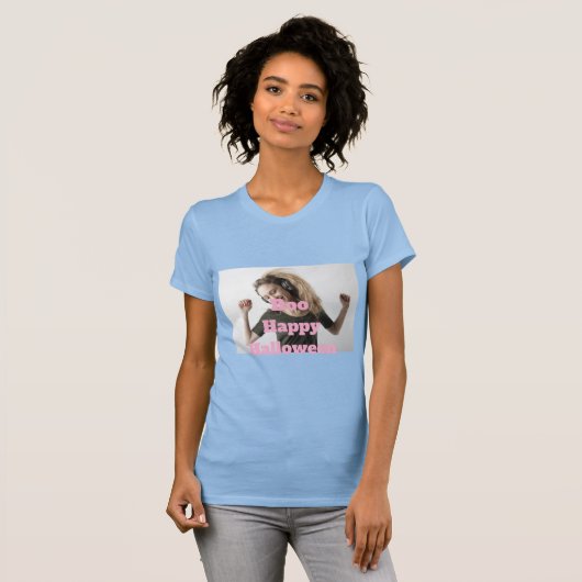 T-Shirt Boo Joyeux Halloween (Devant entier)