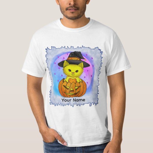 T-shirt Boo Kitty Cat Witch (Devant)