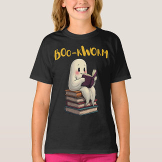 T-shirt Boo-kworm Lire plus Livres Ghost Lecture Halloween