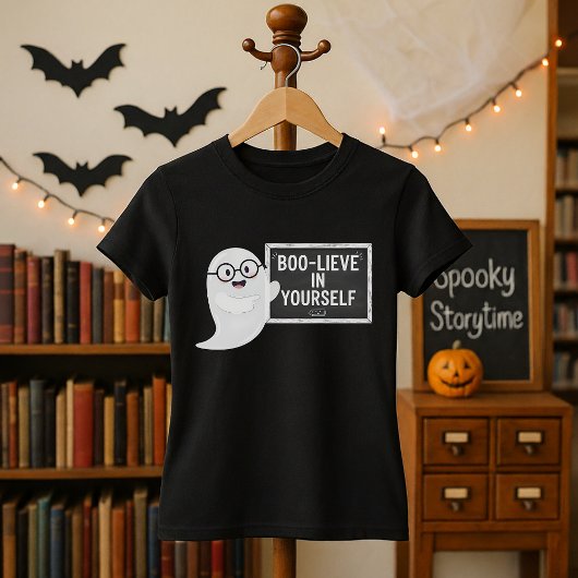 T-shirt BOO LIEVE en vous enseignant Halloween Ghost