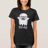 T-shirt Boo-mer Funny Moyen Age Ghost Pun Dark BG (Devant)