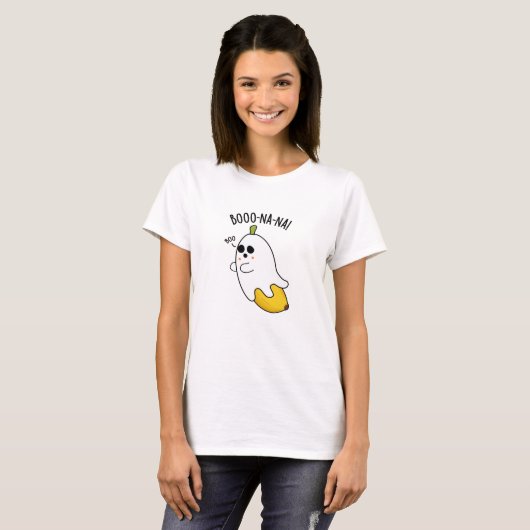 T-shirt Boo-nana Funny Ghost Banana Pun (Devant entier)