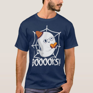 T-shirt Boo Read Books Library Funny
