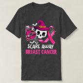 T-shirt Boo S'Effraie Du Cancer Du Sein Pink Ribbon Hallow (Design devant)
