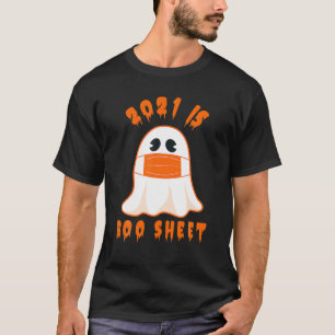T-shirt Boo Sheet 2021 Funny Halloween Ghost Costume Men W