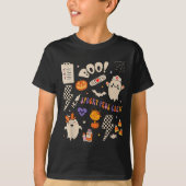 T-shirt Boo Soky Peds Crew Ghost Pediatric Nurse Halloween (Devant)
