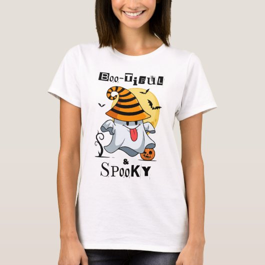 T-shirt Boo-tiful et Éffrayant (Devant)