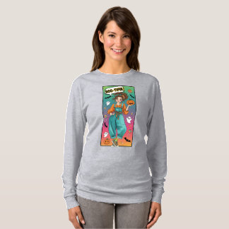 T-shirt "Boo tiful" Halloween Long Sleeve Tee