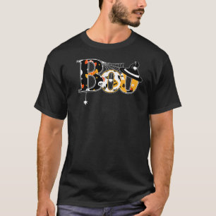 T-shirt Boo Witch Casquette Spider Web Trick ou traiter Ha