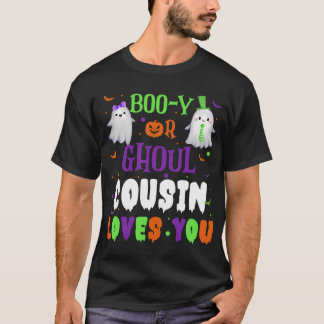 T-shirt Boo-Y Ou Ghoul Cousin Vous Aime Bébé Boo Halloween