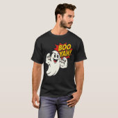 T-shirt Boo Yah Ghost Flex - Halloween (Devant entier)