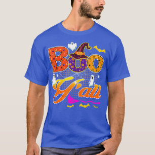 T-shirt Boo Yall With Spiders And Witch Hat Halloween Cost