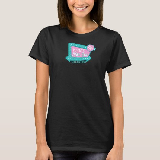 T-shirt Boobery de maman Milkshake Breast Milk Bar I (Devant)