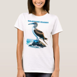 T-shirt Booby aux pieds bleus Galápagos