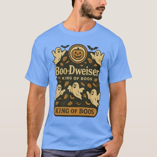 T-shirt Boodweiser le roi des Boos (Devant)