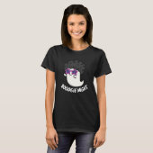 T-shirt Boogie Night Funny Halloween Ghost Pun Dark BG (Devant entier)