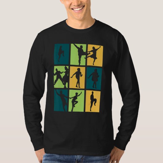 T-shirt Boogie Woogie Dance Retro (Devant)