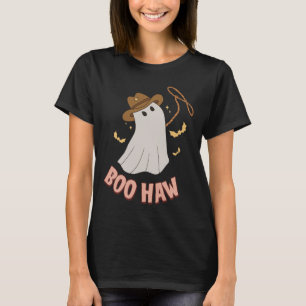 T-shirt BooHaw Ghost Halloween Cowboy Costume fille Ret