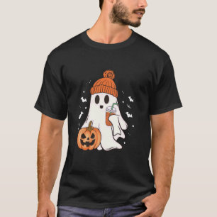 T-shirt Boojee Ghost Boire Café Lover Halloween Trick
