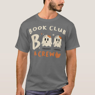 T-shirt Book Club Boo Crew Bookworm Boys Girls Kid Hallowe