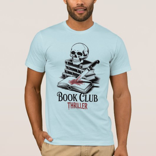 T-shirt Book Club Thriller (Devant)