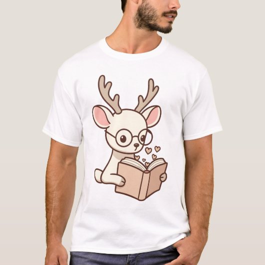 T-shirt Book Deer (Devant)