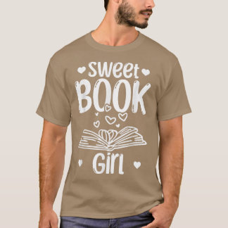 T-shirt Book Girls Book Reading Girls Book Lover Sweet Boo
