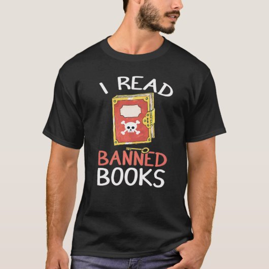 T-shirt Book I Read Banned Books (Devant)