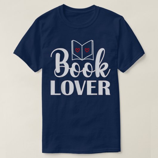 T-shirt Book Lover (Design devant)