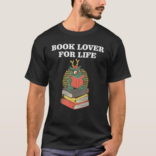 T-shirt Book Lover for Life_5 (Devant)