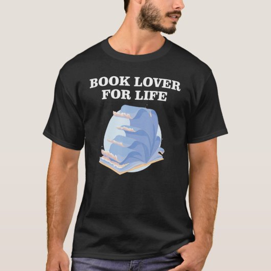 T-shirt Book Lover for Life_8 (Devant)