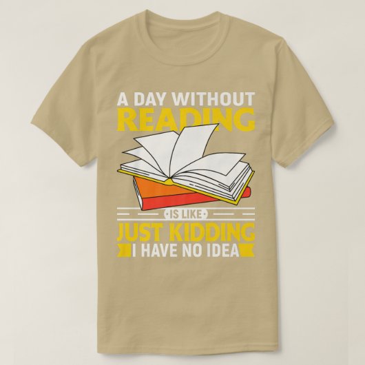 T-shirt Book Lover Librarian Humour Bookworm Pun Book Read (Design devant)