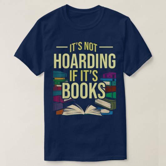 T-shirt Book Lover Saying Literacy Reading Abibliophobia B (Design devant)