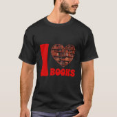T-shirt Book Lovers Day I Lovers Livres Heart Reading Libr (Devant)