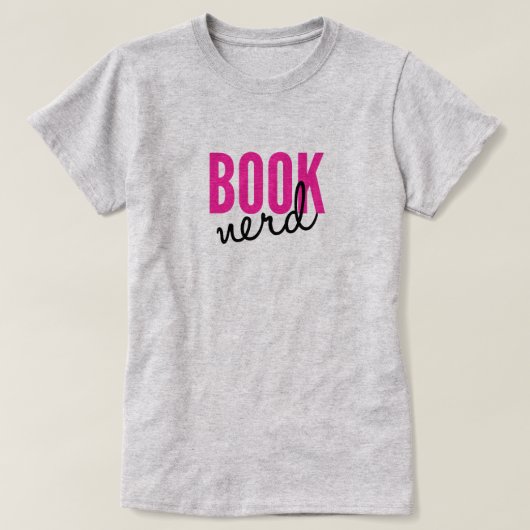 T-Shirt Book Nerd 2 (Design devant)