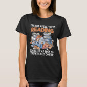 T-shirt Book reading   bookworm cute book nerd book reader (Devant)