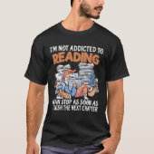 T-shirt Book reading   bookworm cute book nerd book reader (Devant)