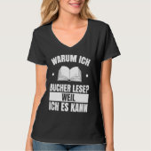 T-shirt Book Reading  Library Reader Bookworm Books (Devant)