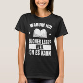 T-shirt Book Reading  Library Reader Bookworm Books (Devant)