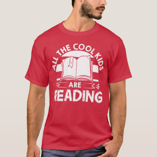 T-shirt Bookmarks Are For Quitters Gift Book Reading 70s v