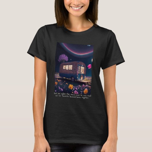 T-shirt Bookmobile interdit par magie (Devant)