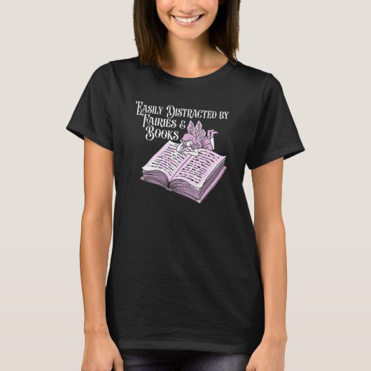 T-shirt Books Literature  Bibliophile Librarian Bookworm B (Devant)