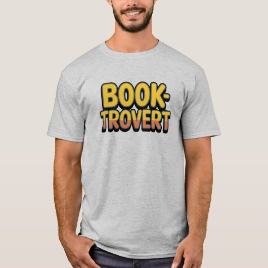 T-shirt Booktrovert Funny Introvertir le devis du lecteur (Devant)