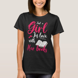 T-shirt Bookworm Bibliophile Bookfriend Femmes Un seul Gir
