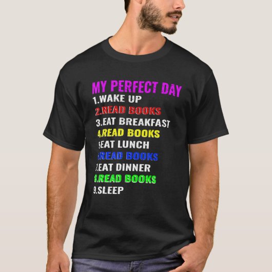 T-shirt Bookworm de My Perfect Day (Devant)
