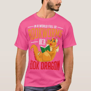 T-shirt Bookworm Imaginaire Lire Funny Créature Livre Drag