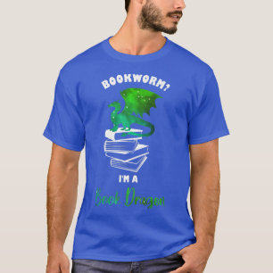 T-shirt Bookworm Je suis un dragon de livre Drôle Lecture