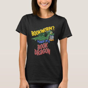 T-shirt Bookworm Livre Lecture Mythique Créature Mignonne