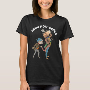 T-shirt Bookworm, Read More Livres Funny Animal