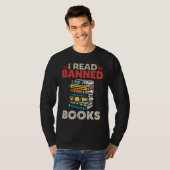 T-shirt Bookworm Reading Book Ban Reader I Read Banned Boo (Devant entier)